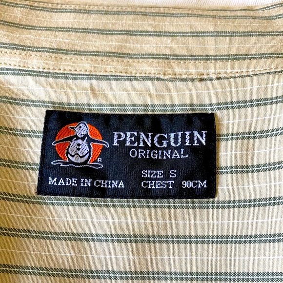 True Vintage PENGUIN men’s Shirt SIZE S - Picture 4 of 5